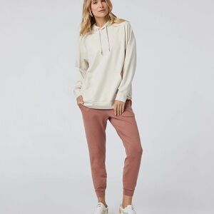 Vuori Cream oversized halo Hoodie